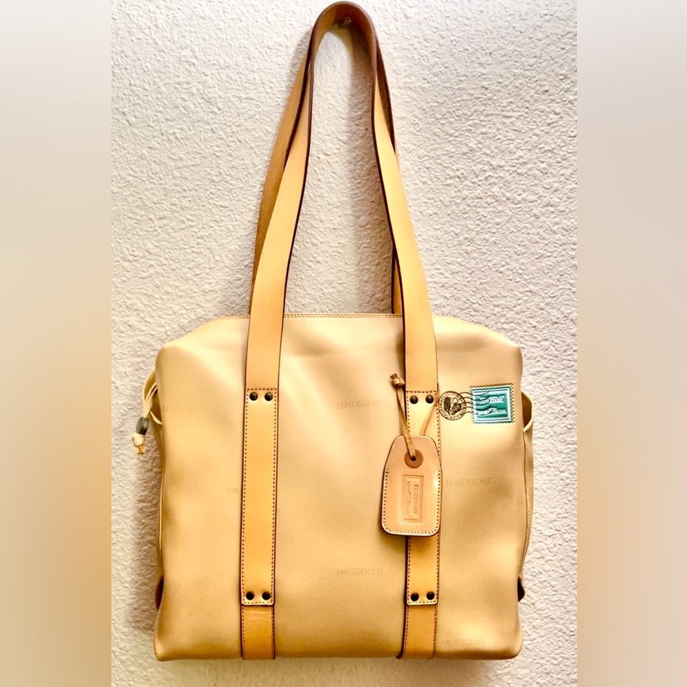 Extra Nice FENDI / Fendissime Postcard Bag w/ Coin Purse $1100 Italy